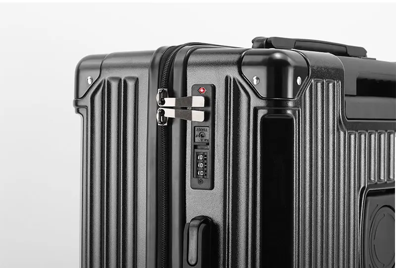 Valise rigide solide avion cabine soute porter gobelet cadena TSA