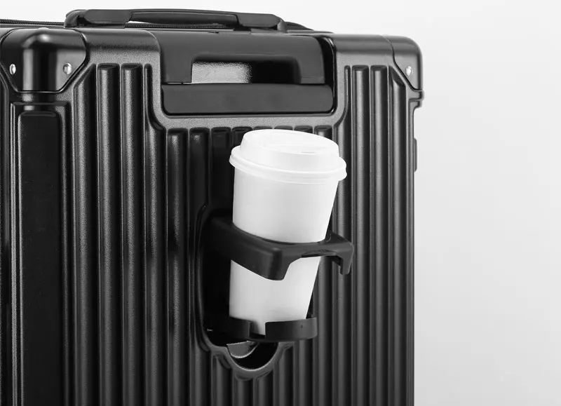 Valise rigide solide avion cabine soute porter gobelet cadena TSA