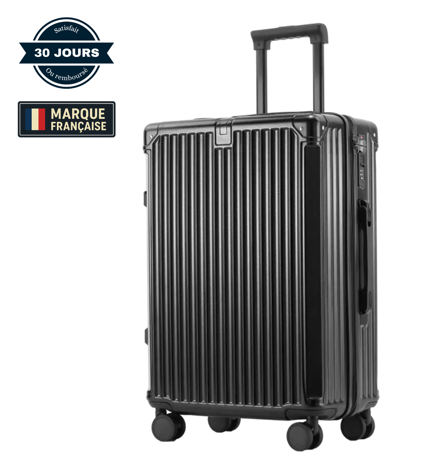 BIGRIG - Valise rigide avion - porte gobelet - 56x38x22cm