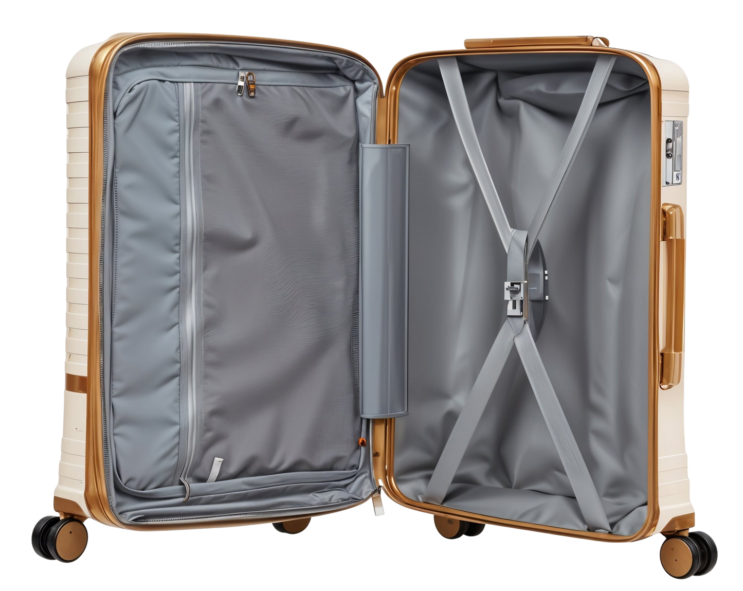 Valise rigide solide avion cabine soute porter gobelet cadena TSA