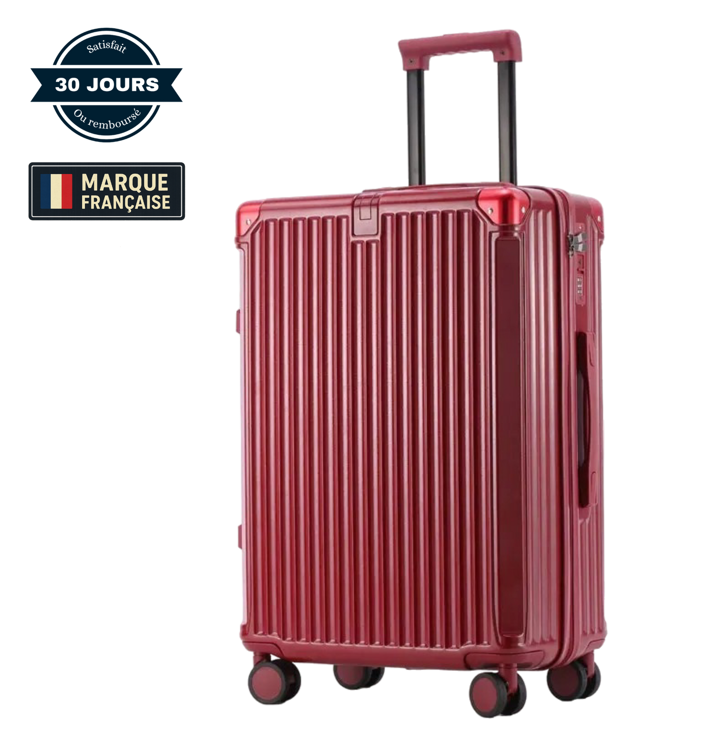 BIGRIG - Valise rigide avion - porte gobelet - 56x38x22cm