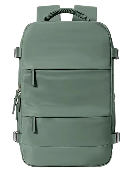 Sac à dos cabine avion FLIGHTS 40x20x15 vert