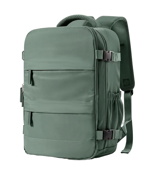 Sac à dos cabine avion FLIGHTS 40x20x15 vert