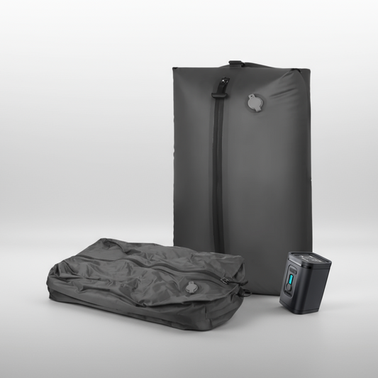 Produit sac poche compression sous vide et pompe